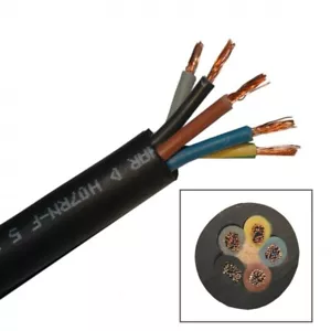Gummikabel H07RN-F 5x2,5 qmm, 5G 2,5mm² Gummileitung - Bild 1 von 1