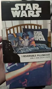 Star War Reversible Pillow Case 20in x 30in BRAND NEW! - Picture 1 of 2