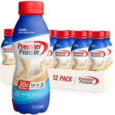 Premier Protein Shake Vanilla 30g Protein 11.5 Fl Oz 12 Ct Gluten-Free Low-fat