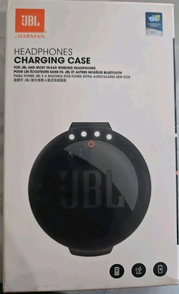 JBL HARMAN IN-EAR WIRELESS HEADPHONES 400mAH 16HR CHARGING CASE For JBL HEADSETS - Image 1 of 4