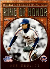2008 (METS) Topps Update Ring of Honor 1986 New York #RD Ron Darling