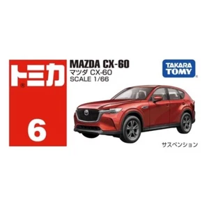 Takara Tomy Tomica 6 Mazda CX-60 Red 2023 Diecast Model Toy Car New in Box  - Picture 1 of 4