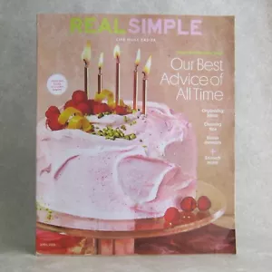 Real Simple Magazine April 2025 Brand New Spring 25th Birthday Anniversary Issue - Picture 1 of 5