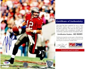Trent Dilfer Signed Tampa Bay Buccaneers AutoBucs 8x10 inch Photo + PSA/DNA COA - Picture 1 of 1