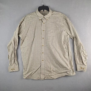 Camisa LL Bean Para Hombres XL Tostada A Cuadros Abotonada Manga Larga Resistente a las Arrugas - Imagen 1 de 9