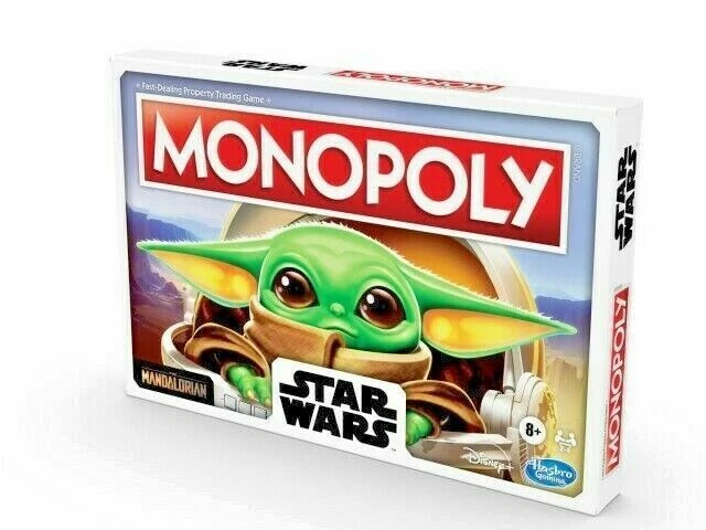 MONOPOLY: Star Wars The Child Edition Board Game for Kids and Families (ITEM F2013)
