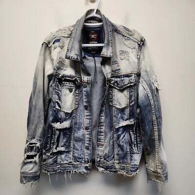 Chaqueta vaquera Jordan Craig Legacy Edition - grande azul gris envejecido para hombre Foto 1 de 4