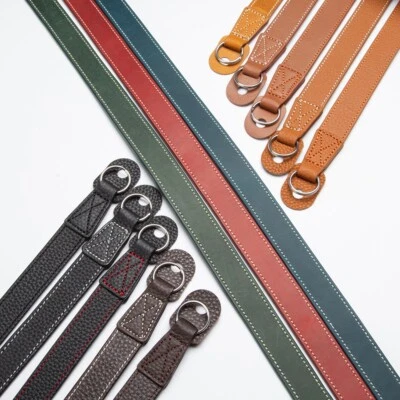 109cm Genuine Leather Camera Neck Shoulder Strap for Canon Nikon Sony etc - Image 1 of 4