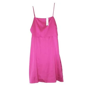 NEW AQUA Bloomindale's Slip Dress Pink Size Medium Party Cocktail Holiday - Picture 1 of 8