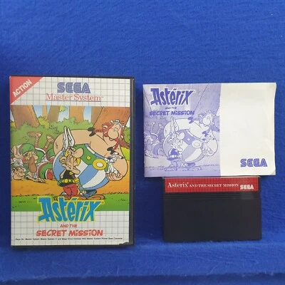 Master System ASTERIX *x and the Secret Mission Boxed &Complete Sega PAL Version - Image 1 of 4