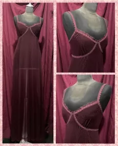 Kleid Michal Negrin Retro Burgund Made in Israel sehr selten Sammlerstück - Bild 1 von 11