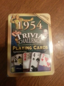 Trivia Challenge Playing Cards - NIB - Sealed - 1954 trivia - Bild 1 von 2