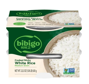 Bibigo Riso Bianco Adesivo Cotto, 22,21 oz Confezione da 3 - Foto 1 di 12