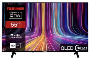 TELEFUNKEN 55 Zoll QLED Fernseher Smart TV 4K UHD HDR Dolby Vision & Atmos - Bild 1 von 11