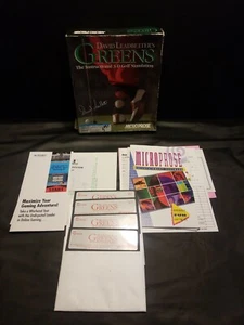 David Leadbetter's Greens IBM 3D Golf Instruction Microprose 1992 Missing Disk A - Picture 1 of 2
