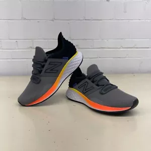 NEW BALANCE Fresh Foam ROAV Running Shoe Men's Size US 9 D Grey Orange - Picture 1 of 8