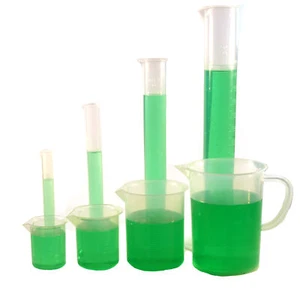 Polypropylene Plastic Measuring Set, 3 Beakers, 4 Graduated Cylinders, 1 Pitcher - Picture 1 of 1