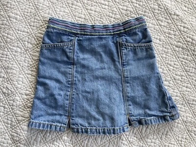 Carter’s Girls’ Denim Skort Azul Denim Talla 5 Usado en Excelente Condición Foto 1 de 4