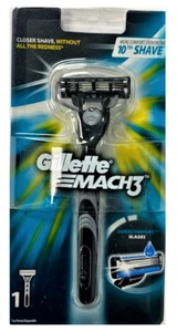 Manija de afeitar Gillette Mach3 - sostiene todas las cuchillas Mach3 y Venus - Imagen 1 de 1