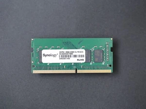 Synology D4NES01-2666-4G 4GB DDR4-2666 ECC SODIMM CL19 Notebook memory - Picture 1 of 2