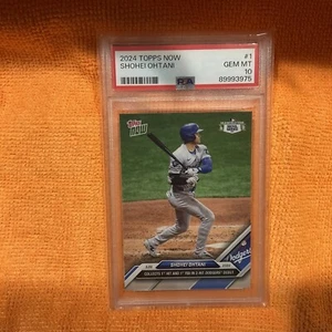 2024 Topps Now Shohei Ohtani #1 Dodgers 1st Hit-RBI PSA 10 - Bild 1 von 3