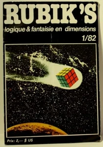 Libro de revista Rubik's Loqique & Fantaisie En Dimensions 1/82 Rubik's Cube - Imagen 1 de 3