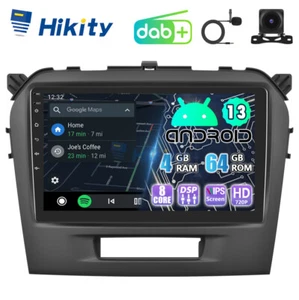 DAB+ 4+64GB 9" Android 13 CarPlay Autoradio GPS NAVI Für Suzuki Vitara 2015-2024 - Bild 1 von 18