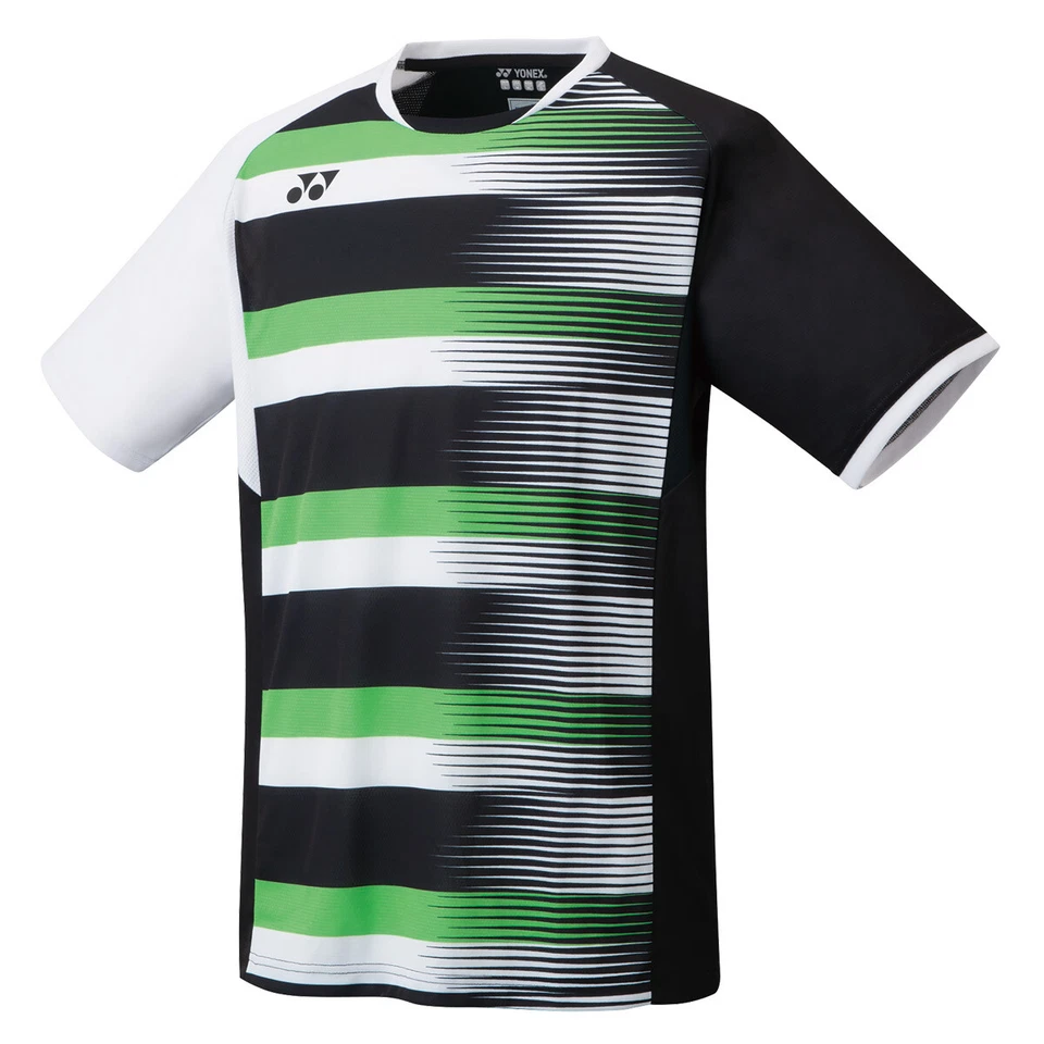 Новый JP Yonex 10394 мужской ворота рубашка (черный/зеленый) - Изображение 1 из 1