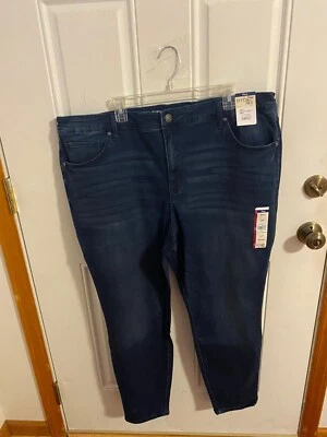 JEANS AJUSTADOS TERRA & SKY LAVADO OSCURO TALLA 22W NUEVOS PARA MUJER Foto 1 de 4