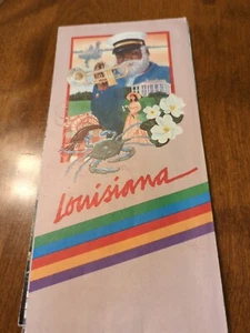 1986 Louisiana Staatlich ausgestellt Vintage Roadmap - Bild 1 von 6