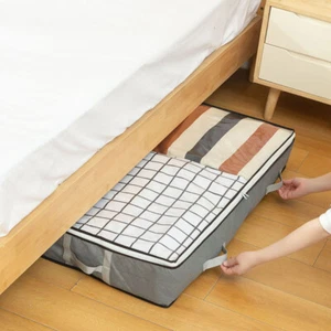 Under Bed Storage Containers Closet Organizers and Storage Bins Foldable Bags - Picture 1 of 10