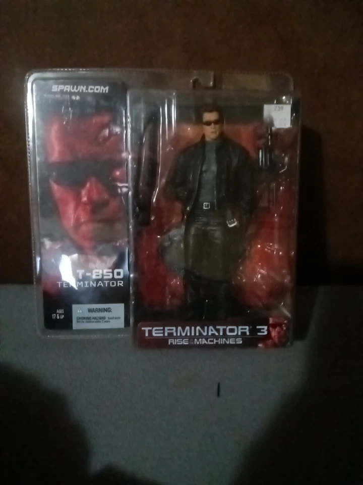 New 2003 McFarlane Terminator 3 T-850 Terminator Action Figure Sealed - Image 1 of 2