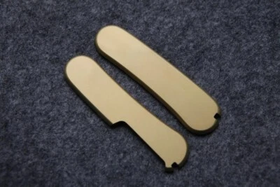 Hand Made Brass Scales for 85mm Victorinox Evolution Delemont Swiss Army Knife - Изображение 1 из 4