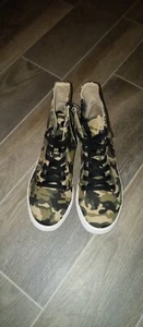 Damen-High-Top-Sneaker Soda grün Camouflage 9 m - Bild 1 von 4