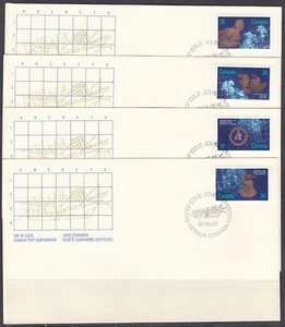 Canadá Scott 1141-4 FDC - naufragios de envío - Imagen 1 de 1