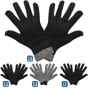 Guantes térmicos para hombre lanudos invierno cálidos hilo extra grueso guante aislante térmico - Imagen 1 de 13