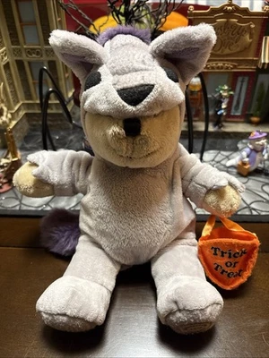 STARBUCKS Coffee 10” Bearista Bear in Wolf Costume Plush 2010 Halloween - Image 1 of 3