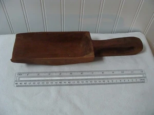 Vintage Bauernhaus große Holzmaserung Schaufel dekorativ primitiv 12" - Bild 1 von 5