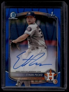 Auto 2025 Bowman cromo #CPA-EPE Ethan Pecko Prospect autógrafos azul/150 - Imagen 1 de 2