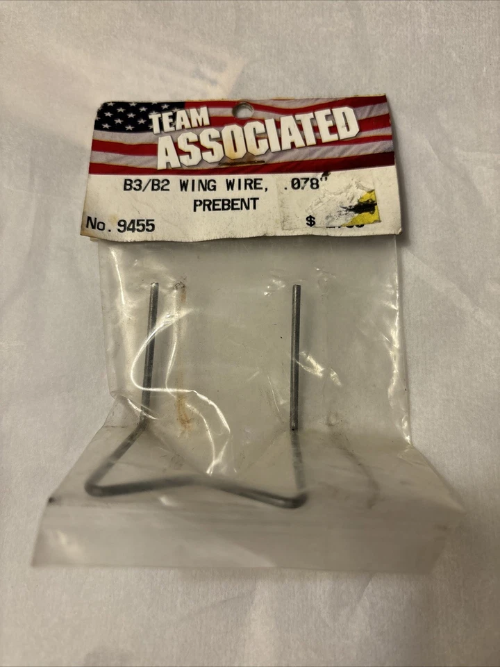 Team Associated 9455 B2 Wing Wire .078" Pre-Bent Rc10b2 Rc10b3 Box D2 - Image 1 of 1