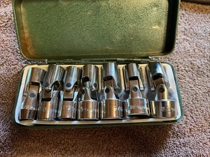 3/8" DRIVE 6PT 3/8" - 3/4" FLEXIBLE SOCKET SET with Metal Case  -- 8445 - Picture 1 of 10