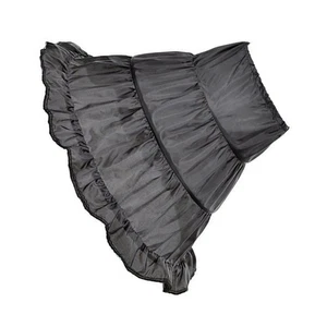 Enagua para niñas 3 medias bodas falda niña flor (negra) enagua - Imagen 1 de 4