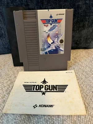 Top Gun - con Manual (Nintendo Entertainment System, 1987) ¡Probado y funcionando! Foto 1 de 4