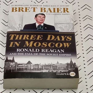 RONALD REAGAN LARGE PRINT Three Days in Moscow Soviet Empire Softcover - Imagen 1 de 12