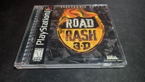 Road Rash 3D Etiqueta Negra Sony Playstation 1 PS1 EX+disco casi nuevo COMPLETO+tarjeta de registro-! - Imagen 1 de 5