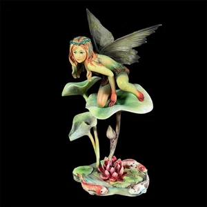 Figura de hadas Sheila Wolk "The Lure" 9" de alto Dragonsite 2006 SW 41040 Koi Fish - Imagen 1 de 14