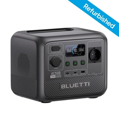 BLUETTI AC50B 700W Solargeneratoren 230V 448Wh Tragbare Powerstation für Wandern - Bild 1 von 4