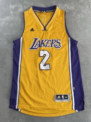 Camiseta Lonzo Ball Los Angeles Lakers #2 Adidas Para Hombre Mediana Foto 1 de 4