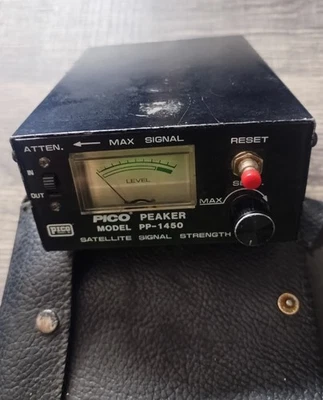 Vintage Pico Peaker Model PP-1450 Satellite Signal Strength Meter - Image 1 of 4