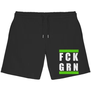 FCK GRN - Verde No Gracias - Pantalones cortos / Shorts | Baerbock Habeck Política - Imagen 1 de 2